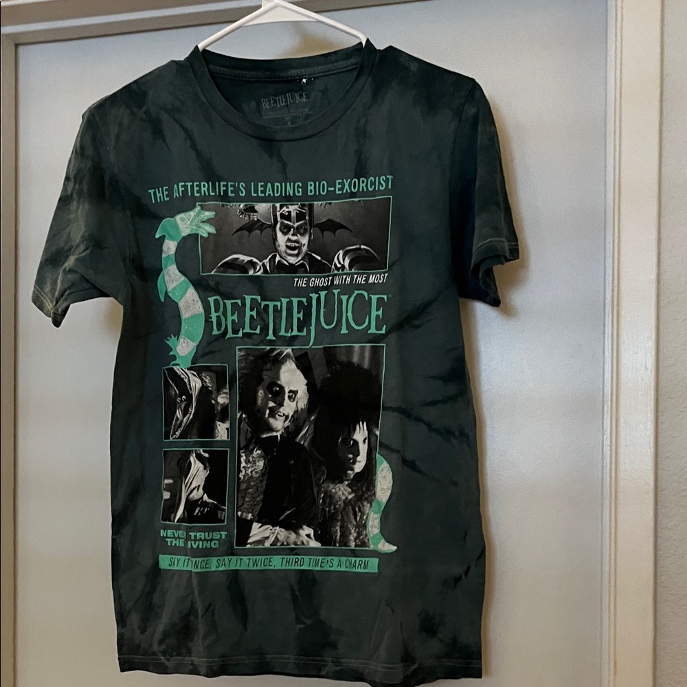 Kids Graphic Tee - Black with Green Print